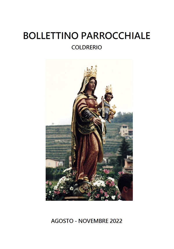 bollettino parrocchiale coldrerio agosto - novembre 2022