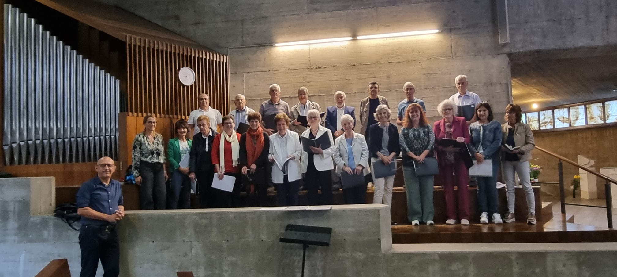 Le corali di Coldrerio e di Stabio al Cristo Risorto di Lugano